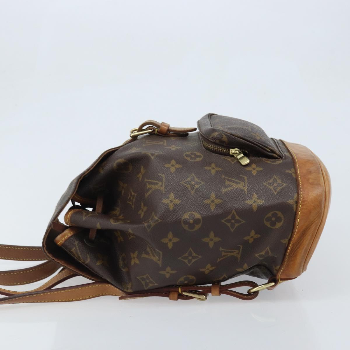 LOUIS VUITTON Monogram Montsouris MM Backpack M51136 LV Auth BSZ653