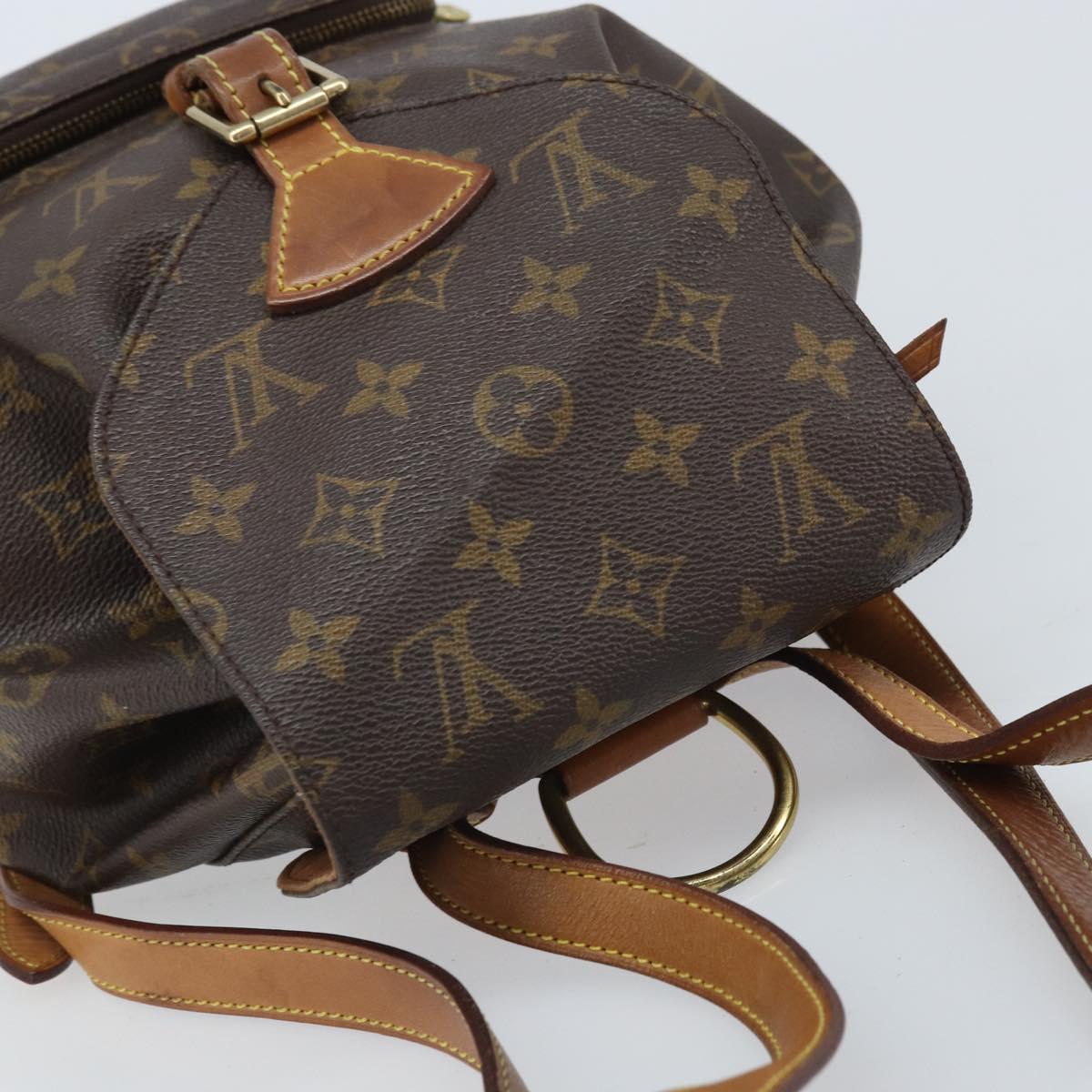 LOUIS VUITTON Monogram Montsouris MM Backpack M51136 LV Auth BSZ653