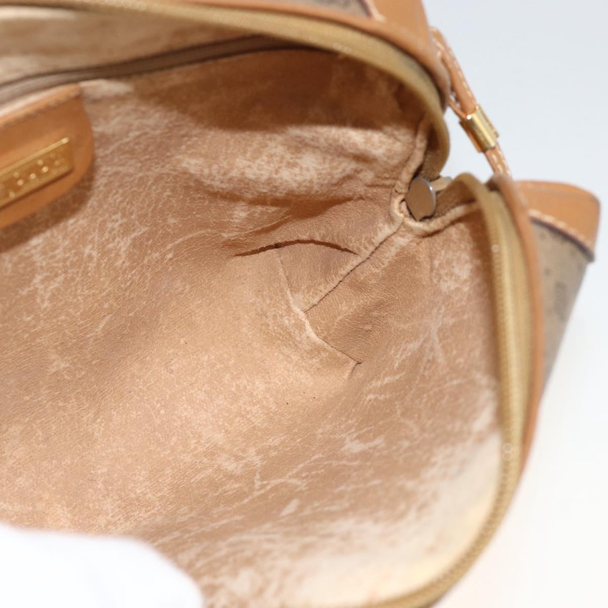 GUCCI Micro GG Supreme Shoulder Bag PVC Beige Gold 007 115 0093 Auth BSZ654