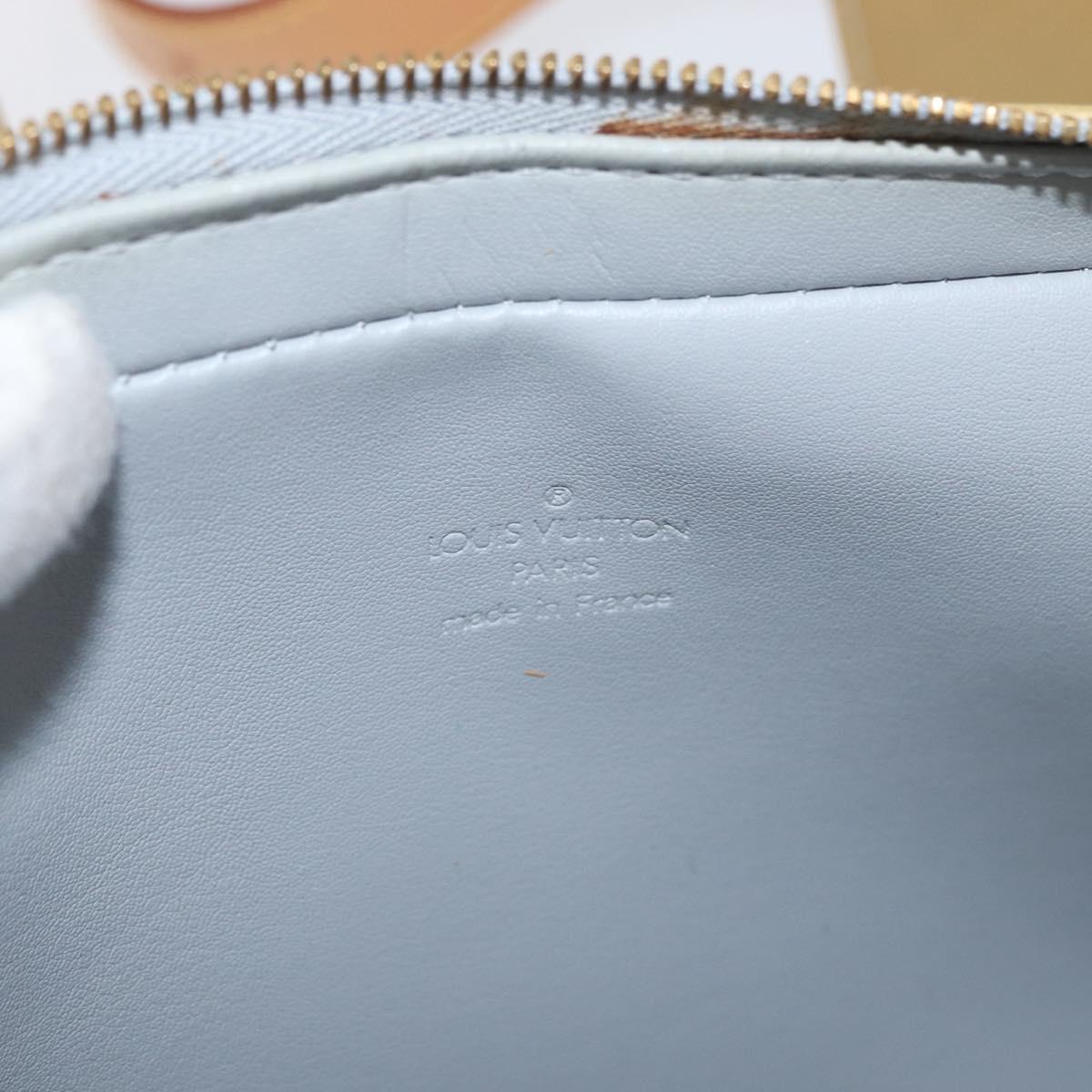 LOUIS VUITTON Monogram Vernis Fulton Waist bag Gris M91041 LV Auth BSZ666