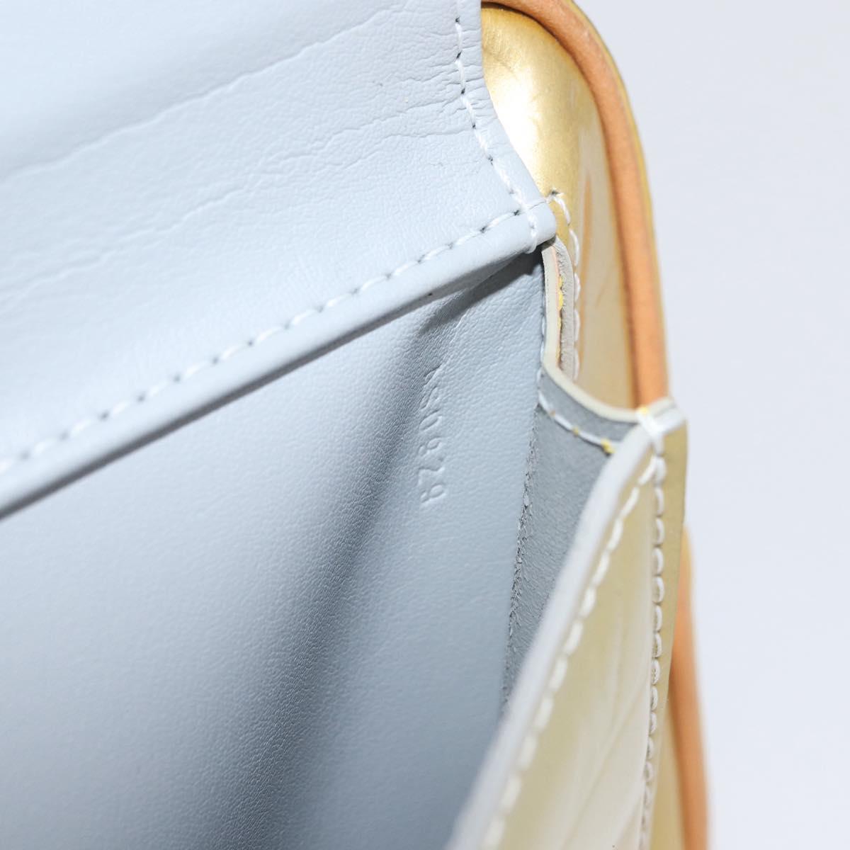 LOUIS VUITTON Monogram Vernis Fulton Waist bag Gris M91041 LV Auth BSZ666