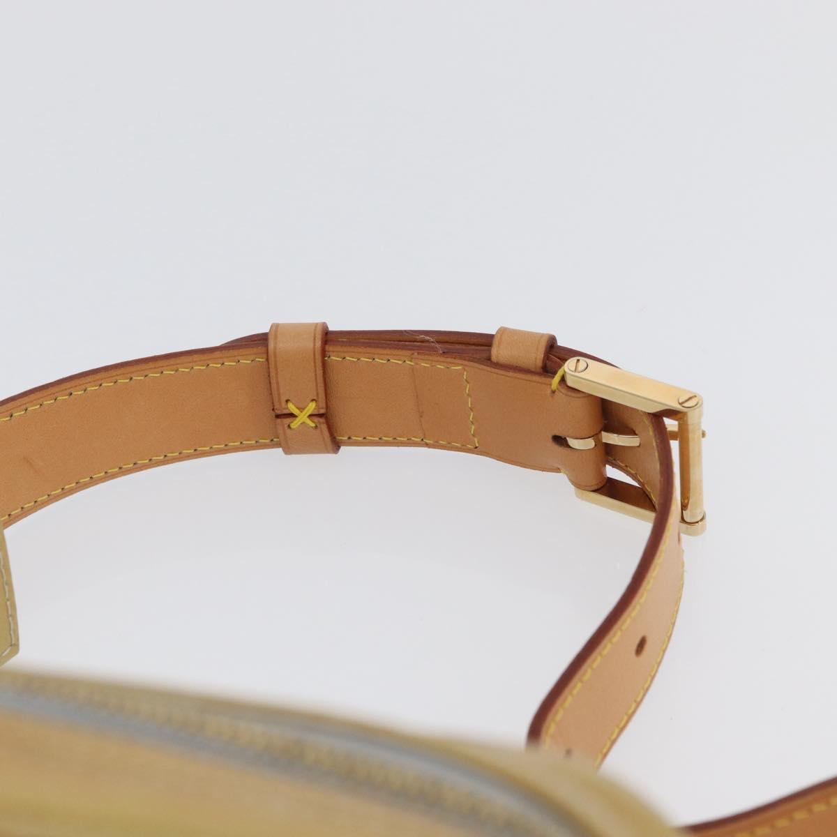 LOUIS VUITTON Monogram Vernis Fulton Waist bag Gris M91041 LV Auth BSZ666