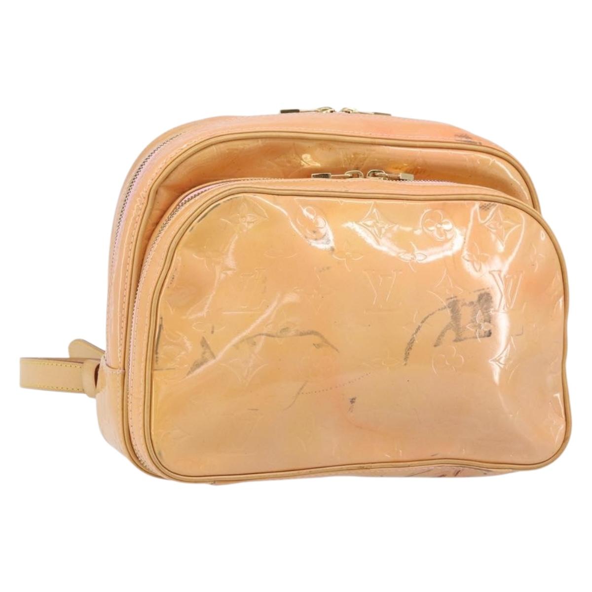 LOUIS VUITTON Vernis Marley Backpack Marshmallow Pink M91039 LV Auth BSZ669