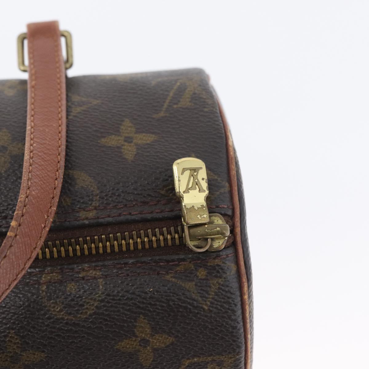 LOUIS VUITTON Monogram Papillon 26 Hand Bag M51386 LV Auth BSZ671