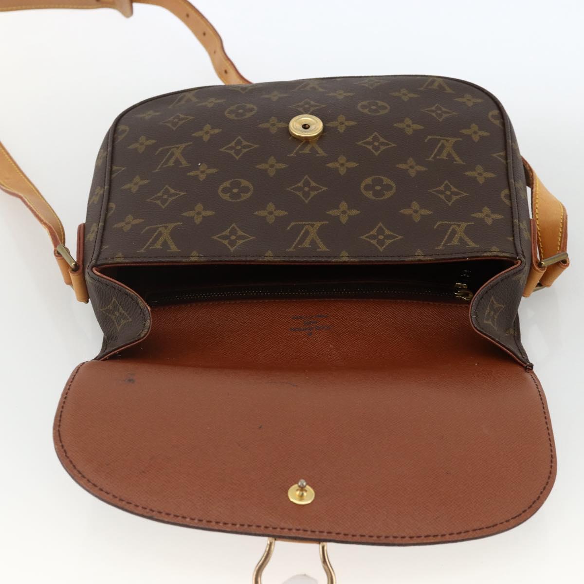 LOUIS VUITTON Monogram Saint Cloud GM Shoulder Bag M51242 LV Auth BSZ674