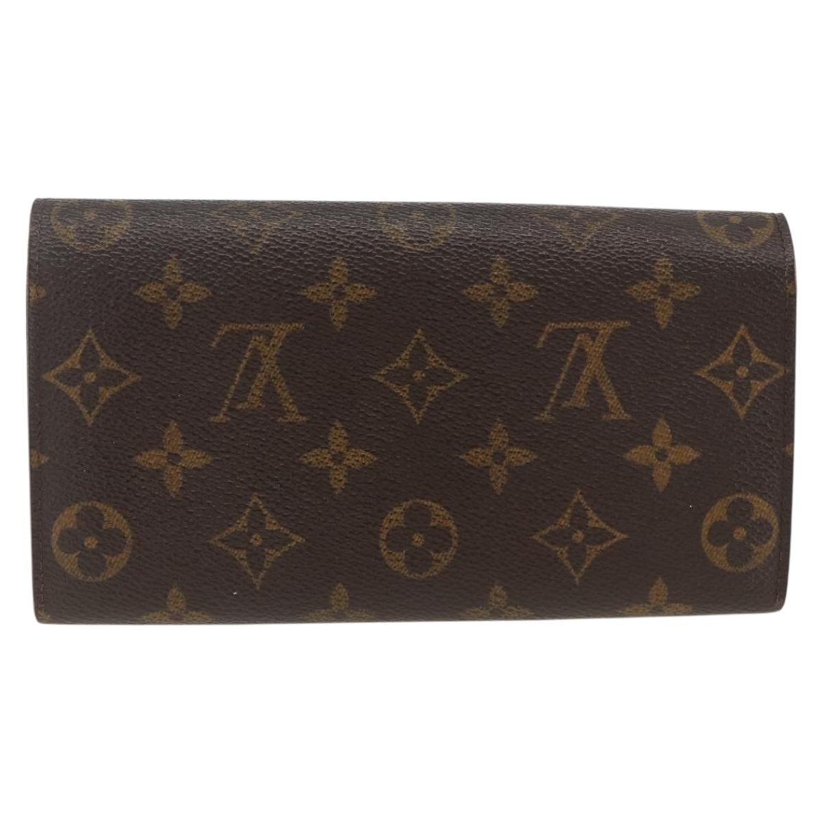 LOUIS VUITTON Monogram Pochette Porte Monnaie Credit Wallet M61725 Auth BSZ686