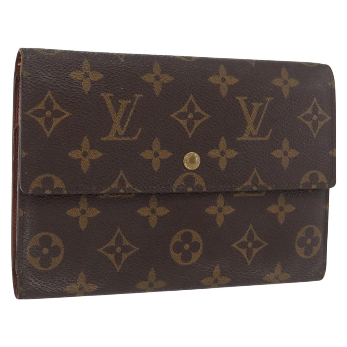 LOUIS VUITTON Monogram Long Wallet LV Auth BSZ688