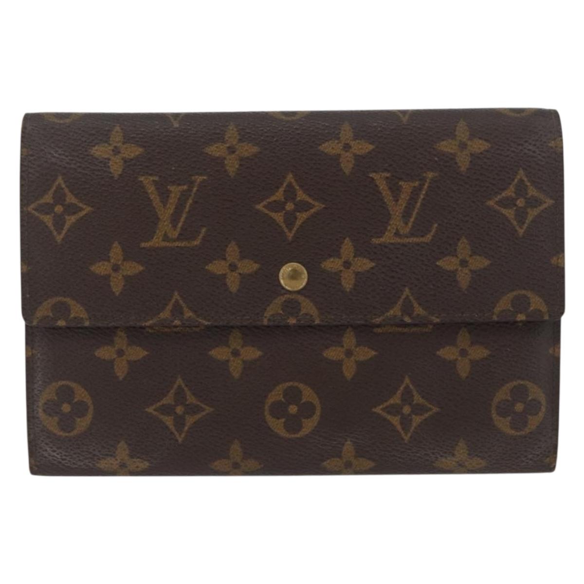 LOUIS VUITTON Monogram Long Wallet LV Auth BSZ688