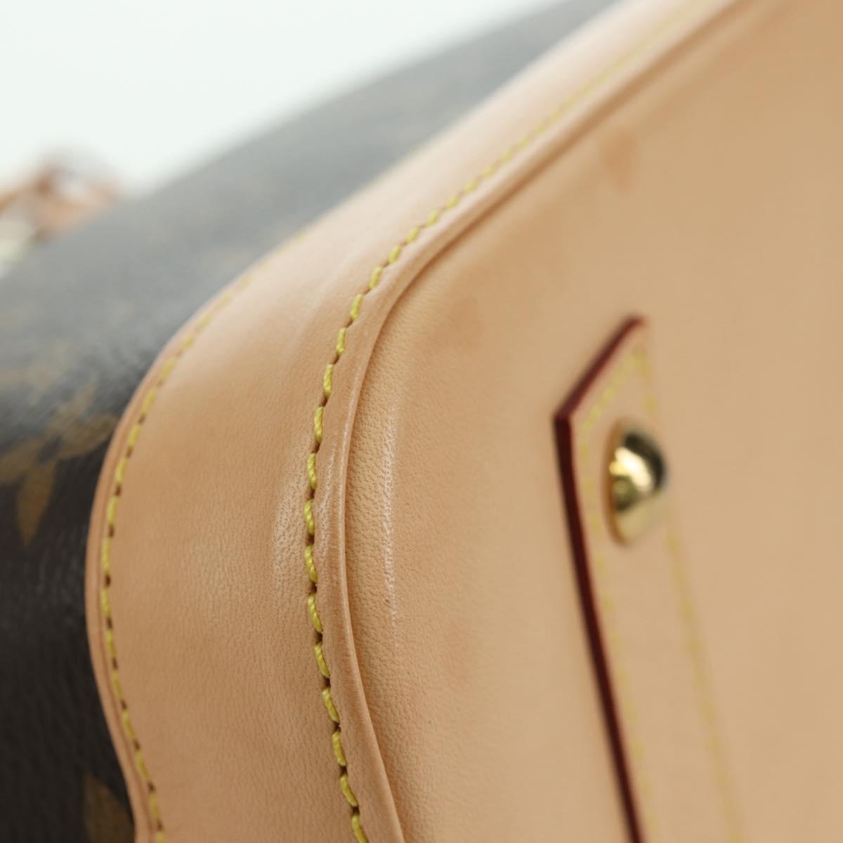 LOUIS VUITTON Monogram Alma BB Hand Bag 2way M53152 LV Auth BSZ694M