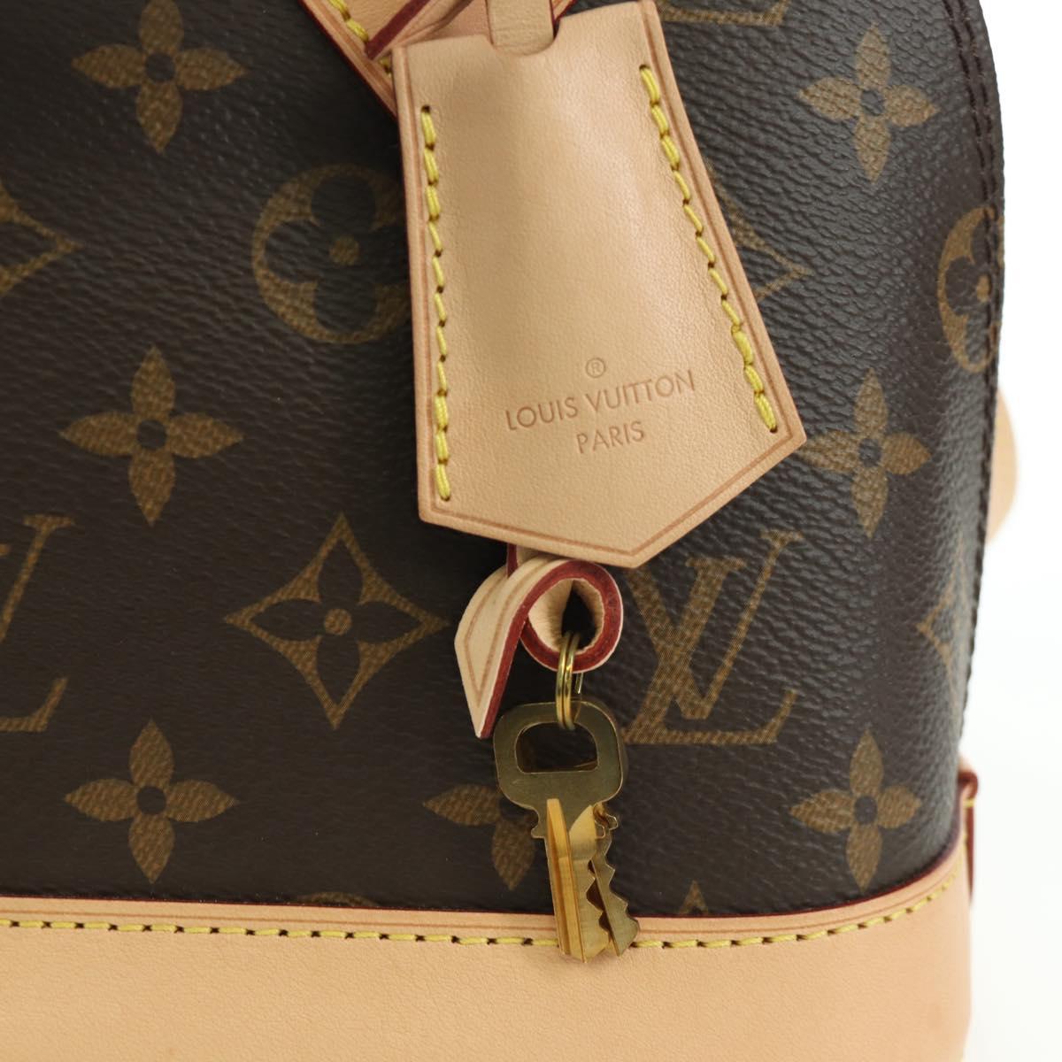 LOUIS VUITTON Monogram Alma BB Hand Bag 2way M53152 LV Auth BSZ694M