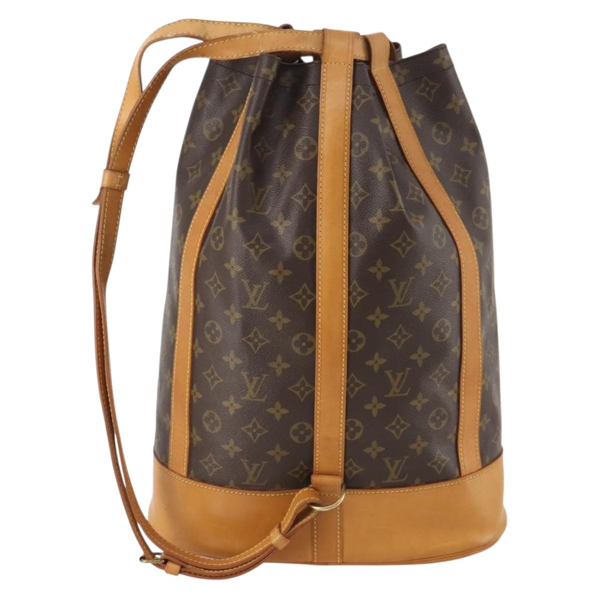 LOUIS VUITTON Monogram Randonnee GM Shoulder Bag M42244 LV Auth LNZ108