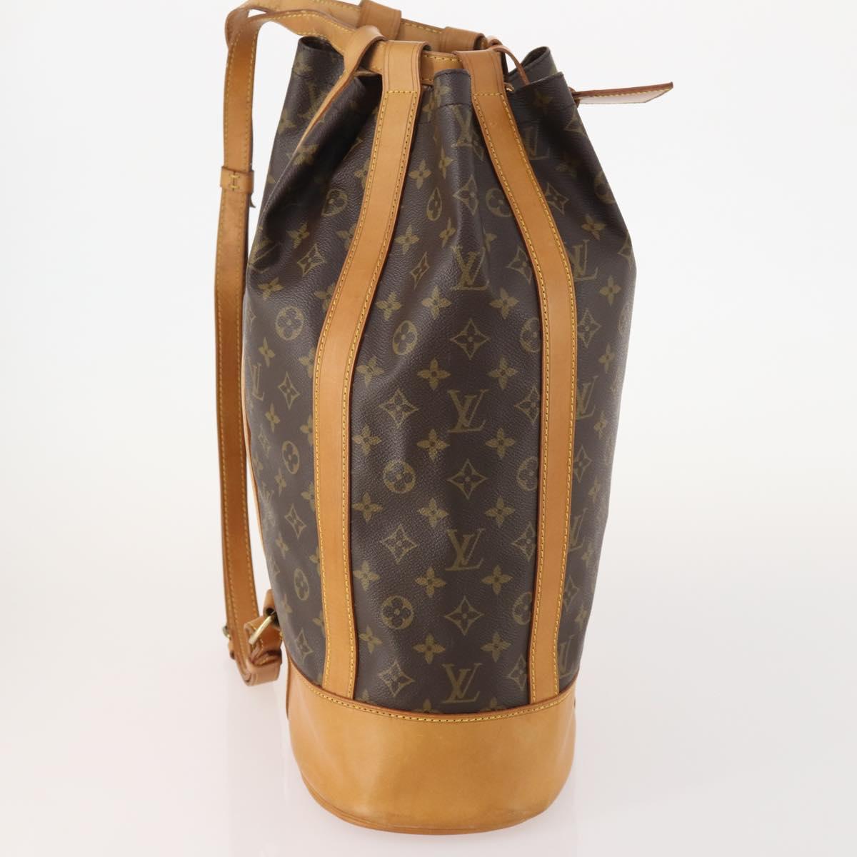 LOUIS VUITTON Monogram Randonnee GM Shoulder Bag M42244 LV Auth LNZ108