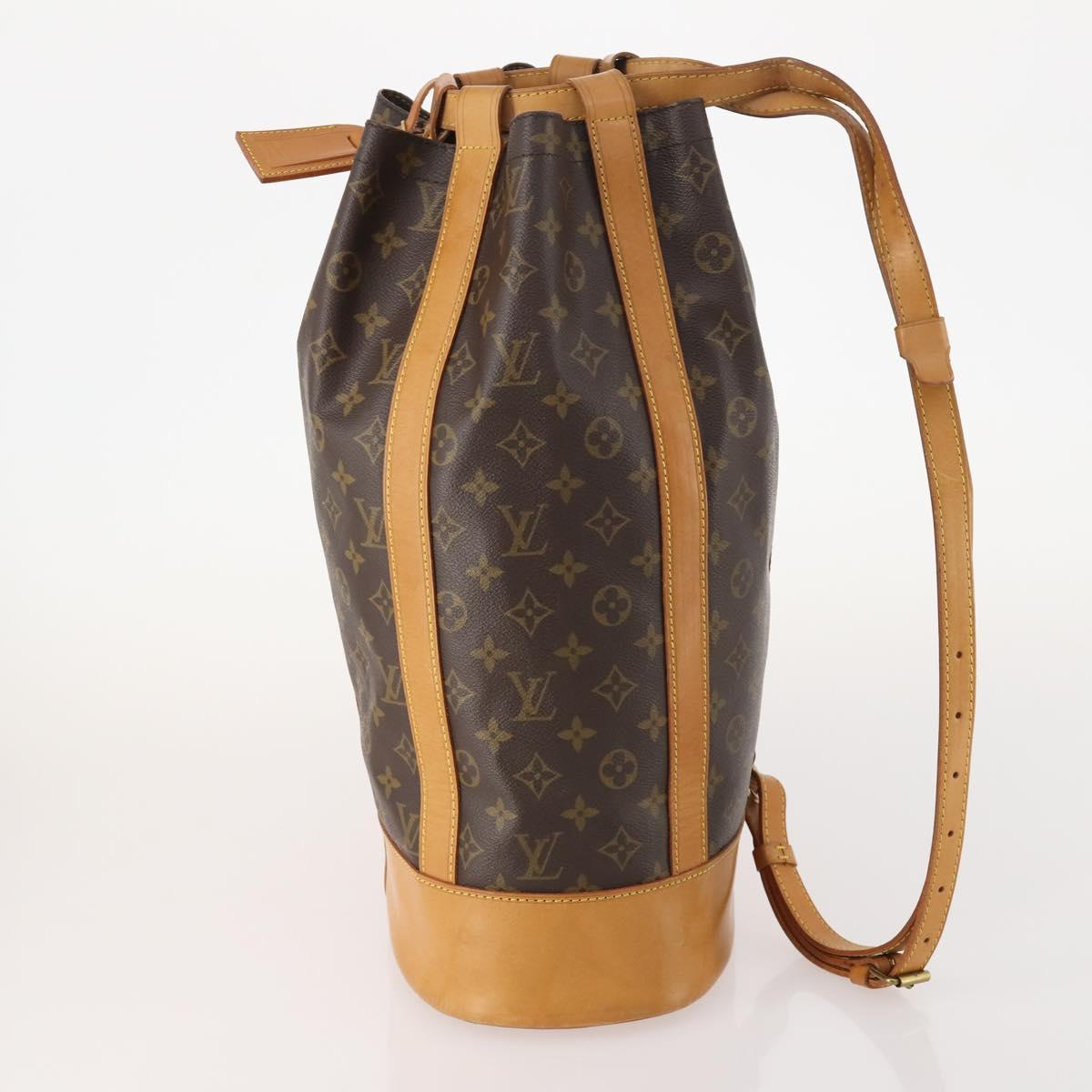 LOUIS VUITTON Monogram Randonnee GM Shoulder Bag M42244 LV Auth LNZ108
