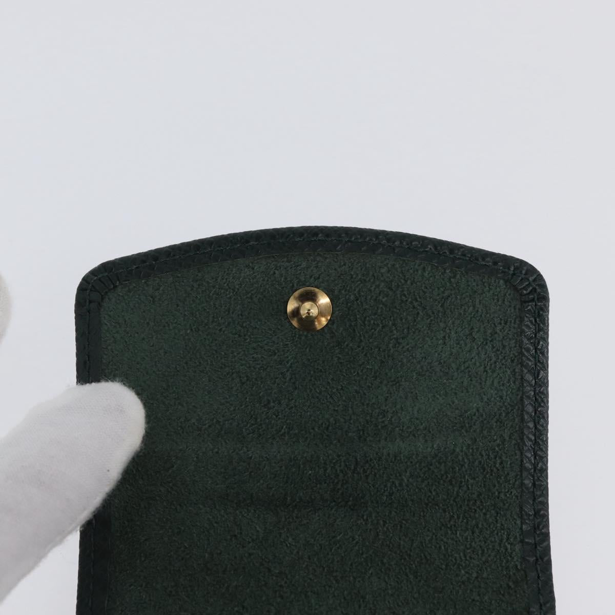 LOUIS VUITTON Taiga Buton De Manchette Cuffs Epicea M30974 LV Auth BSZ696