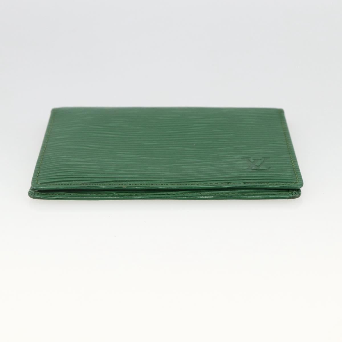 LOUIS VUITTON Monogram Epi Wallet 4 Set Green LV Auth BSZ698