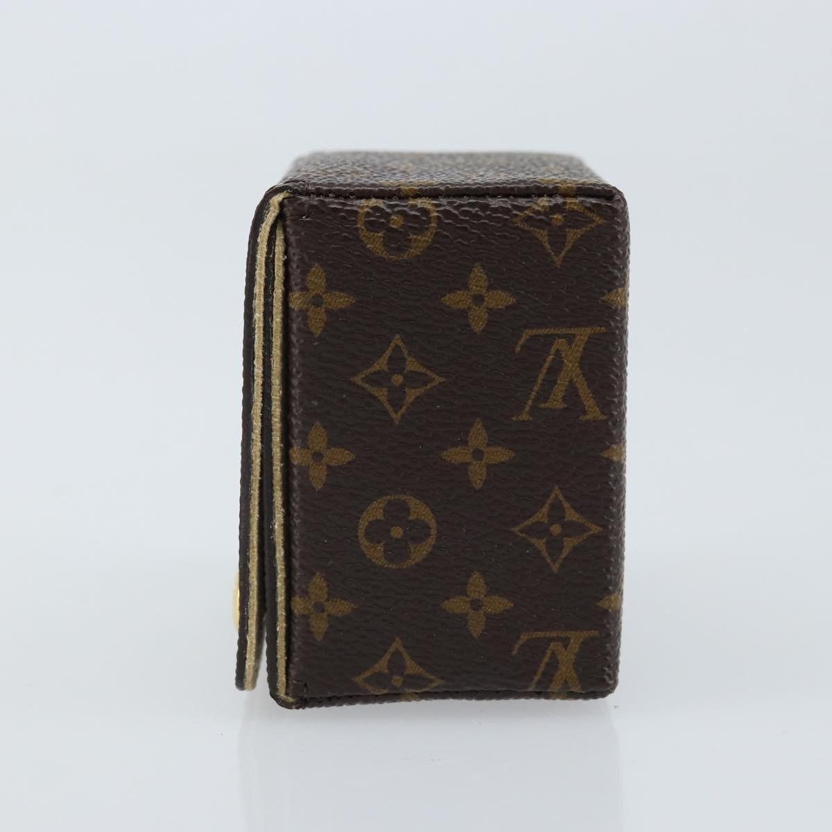 LOUIS VUITTON Monogram Jewelry Case Jewelry Box LV Auth LNZ110V