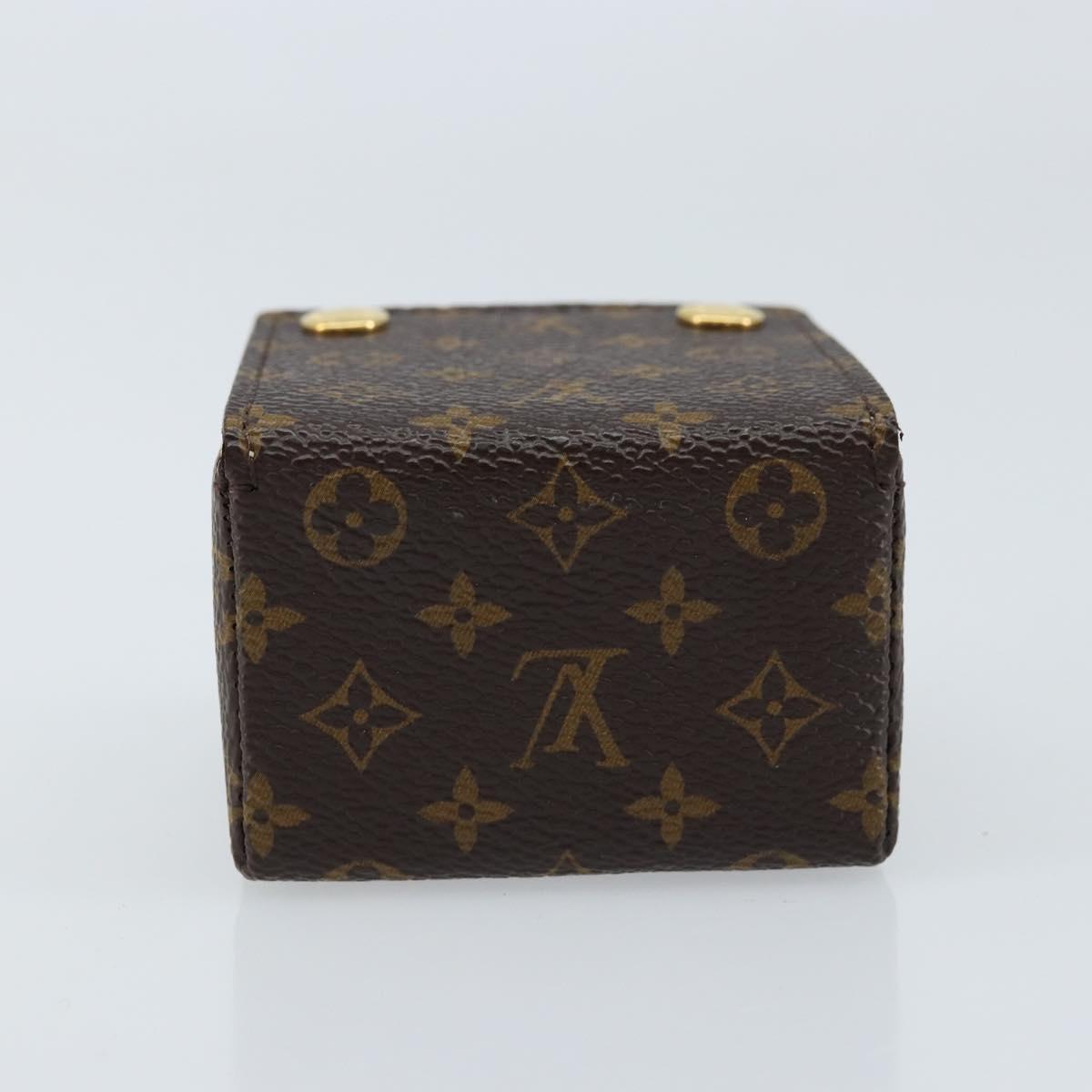 LOUIS VUITTON Monogram Jewelry Case Jewelry Box LV Auth LNZ110V