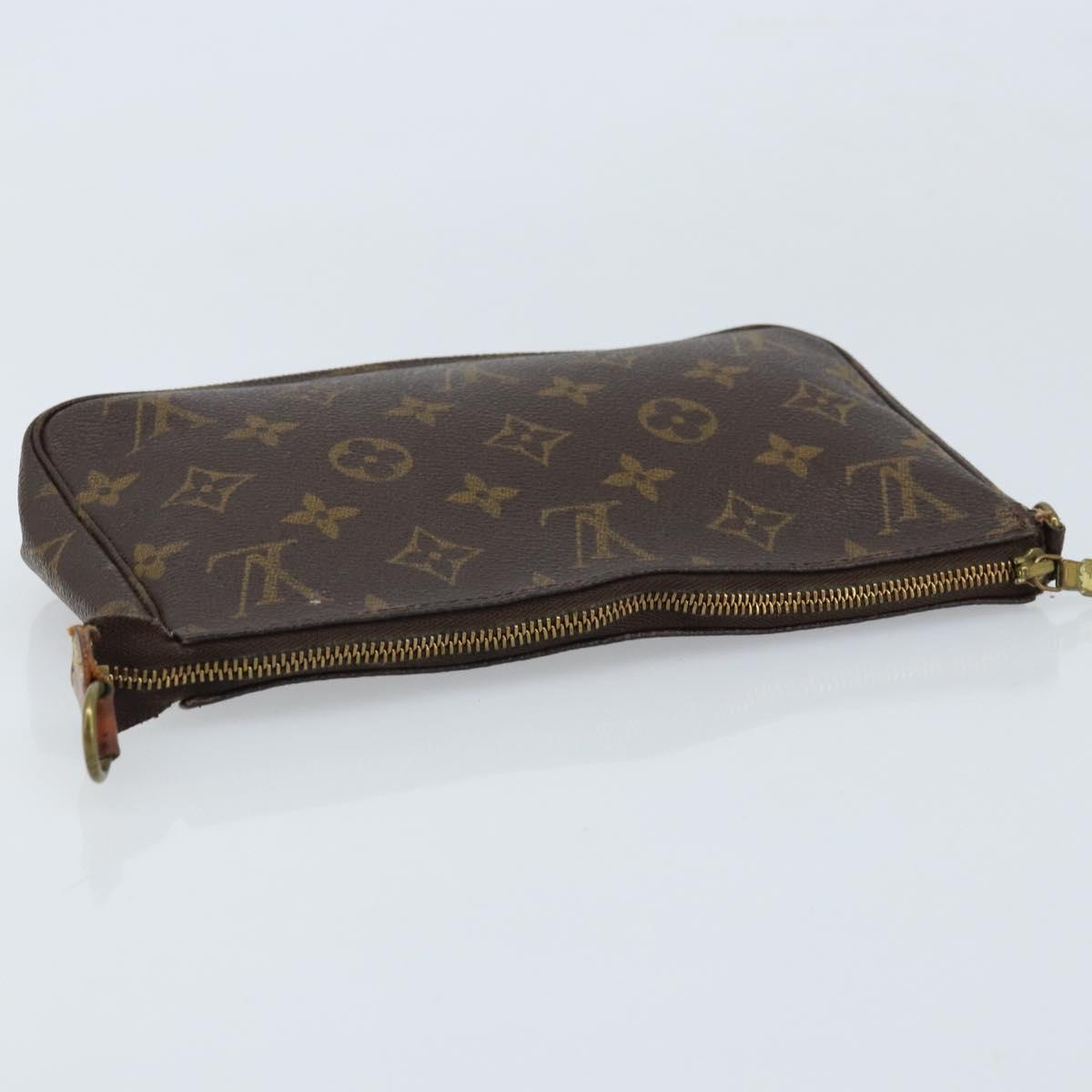 LOUIS VUITTON Monogram Pochette Accessoires Pouch M51980 LV Auth LNZ131