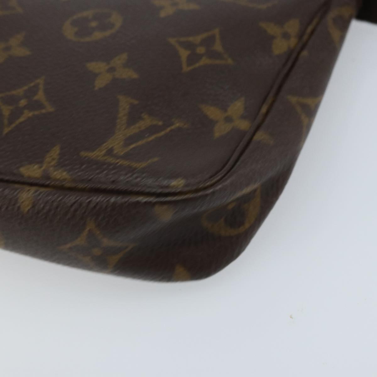 LOUIS VUITTON Monogram Pochette Accessoires Pouch M51980 LV Auth LNZ131