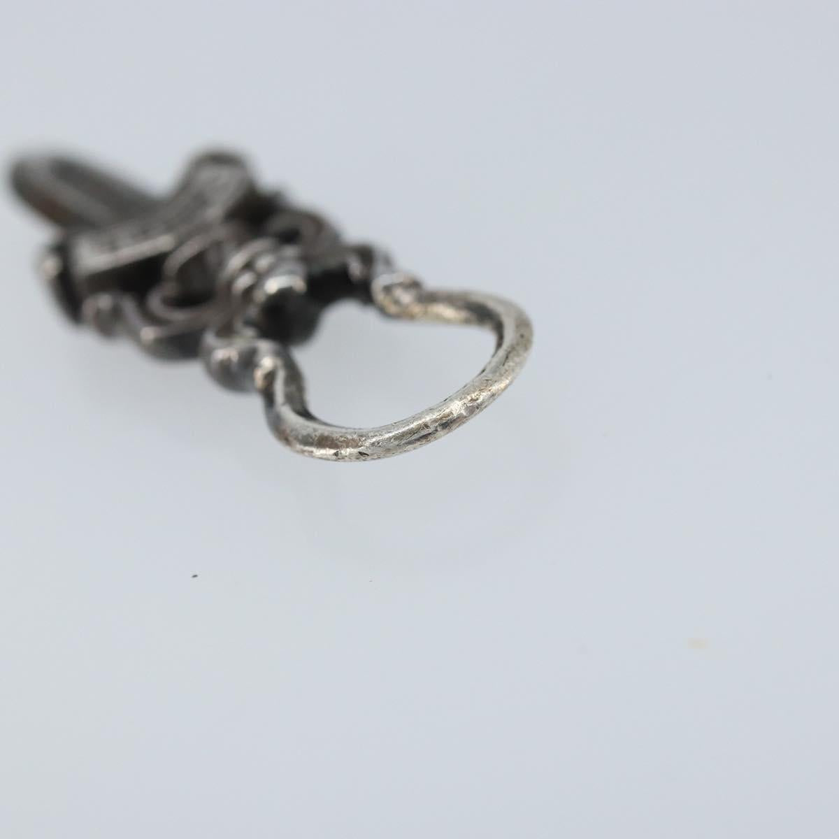 Chrome Hearts #5 Dagger Charm Pendant Top Ag925 Silver Auth LNZ146SM