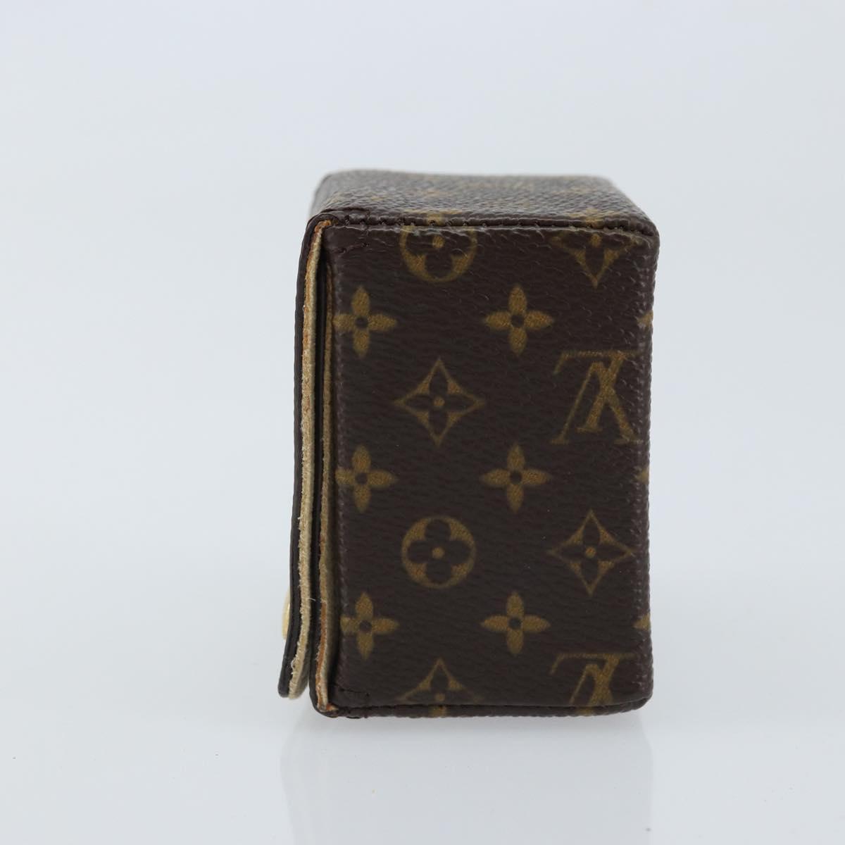 LOUIS VUITTON Monogram Jewelry Case Jewelry Box LV Auth LNZ148
