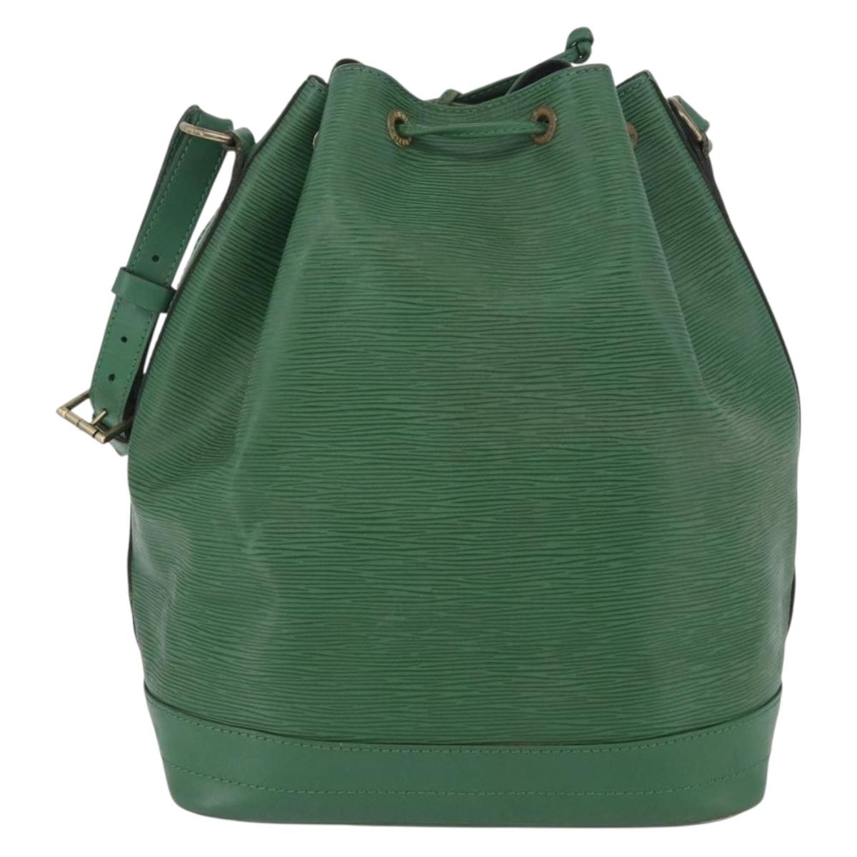 LOUIS VUITTON Epi Noe Shoulder Bag Green M44004 LV Auth LNZ152