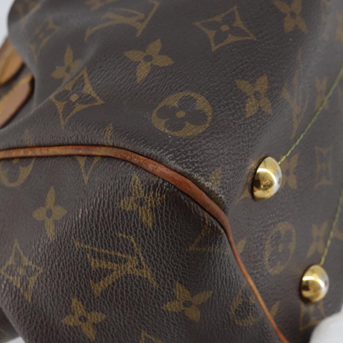 LOUIS VUITTON Monogram Tivoli PM Hand Bag M40143 LV Auth LNZ153