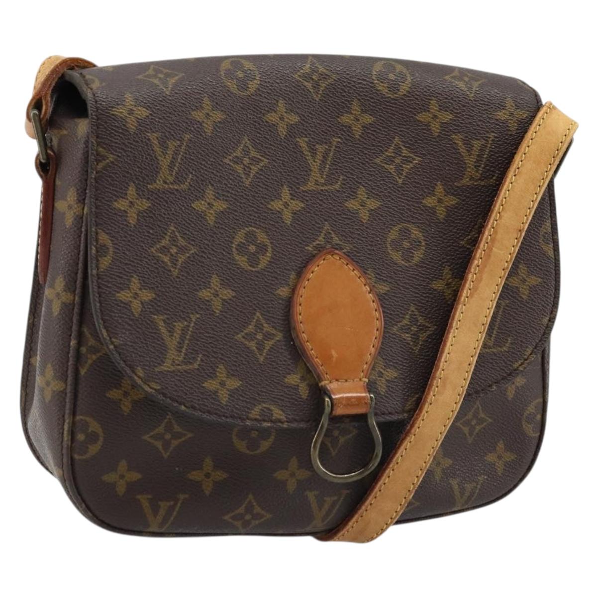 LOUIS VUITTON Monogram Saint Cloud GM Shoulder Bag M51242 LV Auth LNZ157