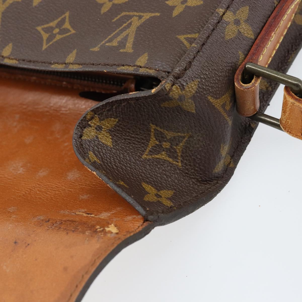 LOUIS VUITTON Monogram Saint Cloud GM Shoulder Bag M51242 LV Auth LNZ157