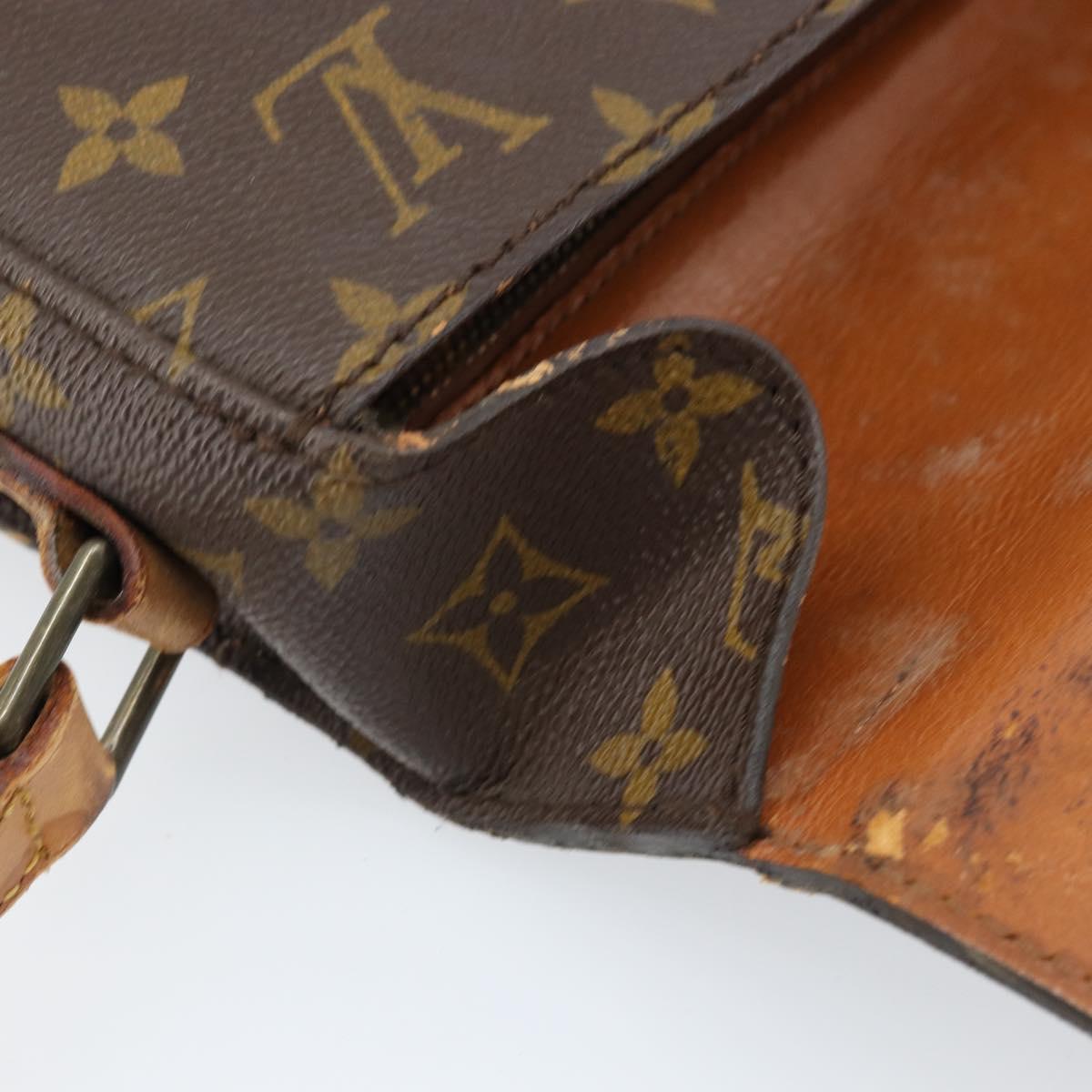 LOUIS VUITTON Monogram Saint Cloud GM Shoulder Bag M51242 LV Auth LNZ157