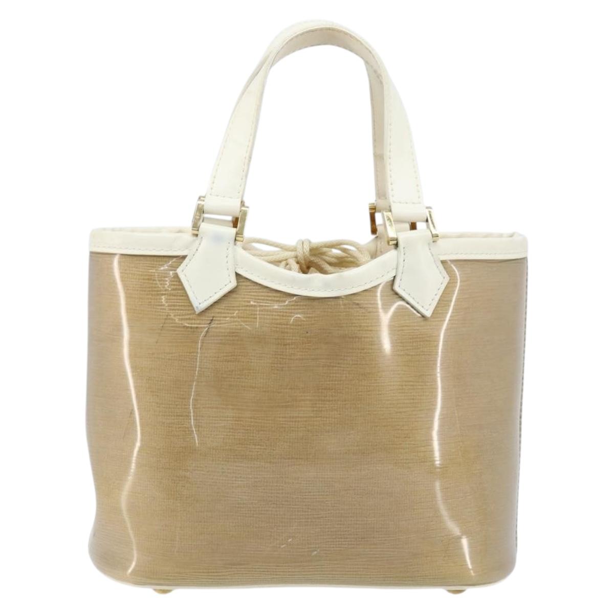 LOUIS VUITTON Epi Plage Mini lagoon Bay Bag Beige Sabre M92473 LV Auth LNZ159