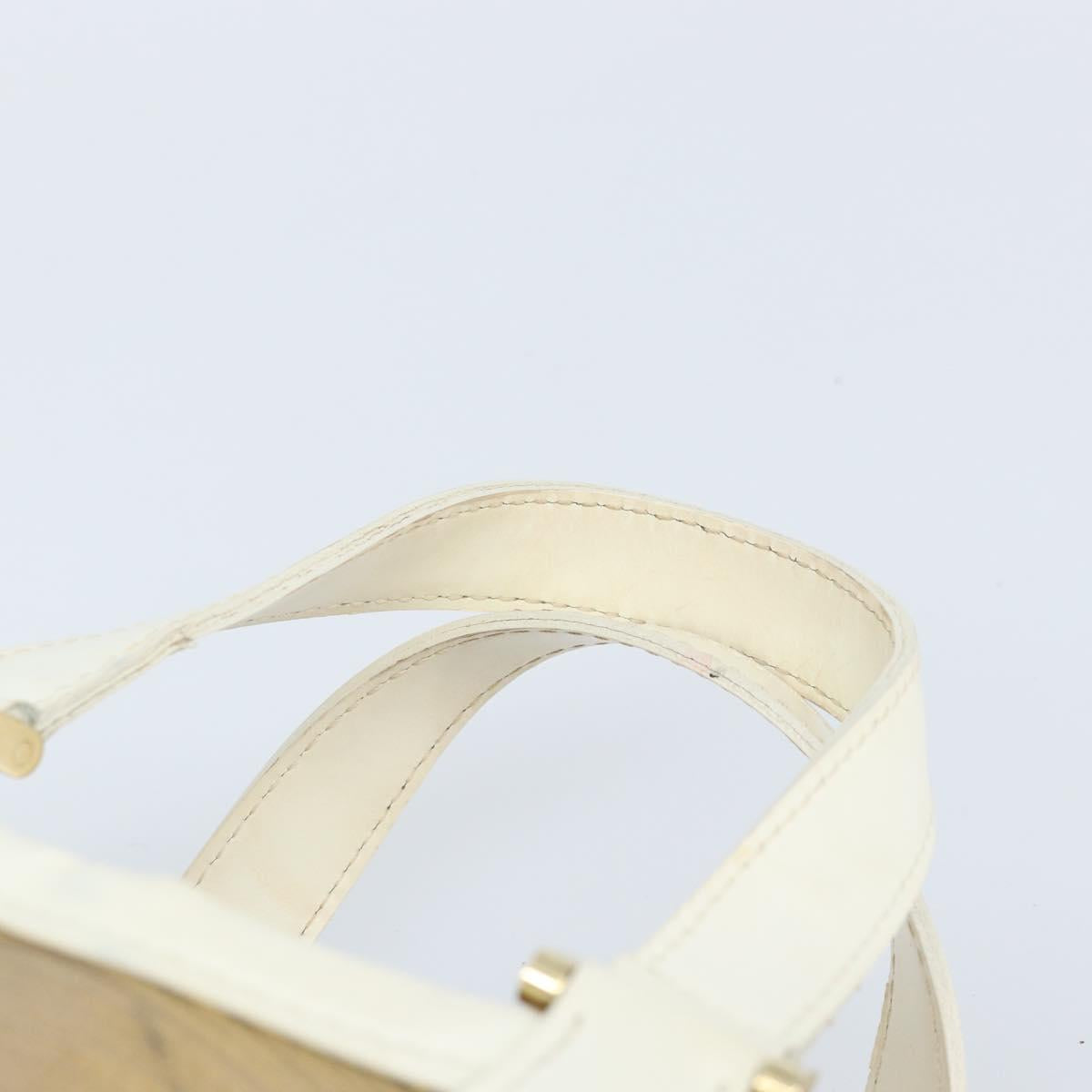 LOUIS VUITTON Epi Plage Mini lagoon Bay Bag Beige Sabre M92473 LV Auth LNZ159