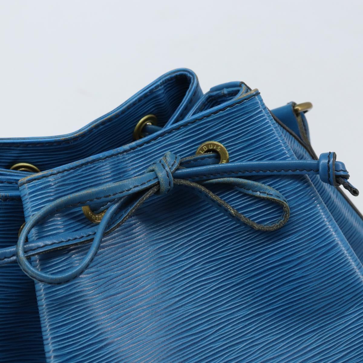 LOUIS VUITTON Epi Noe Shoulder Bag Toledo Blue M44005 LV Auth LNZ167