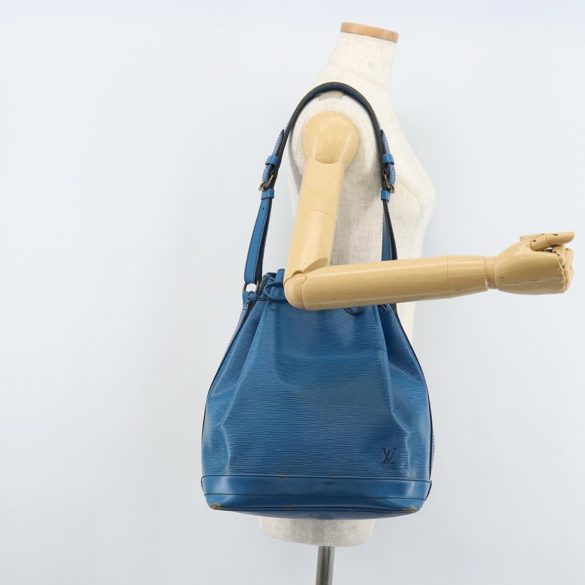 LOUIS VUITTON Epi Noe Shoulder Bag Toledo Blue M44005 LV Auth LNZ167