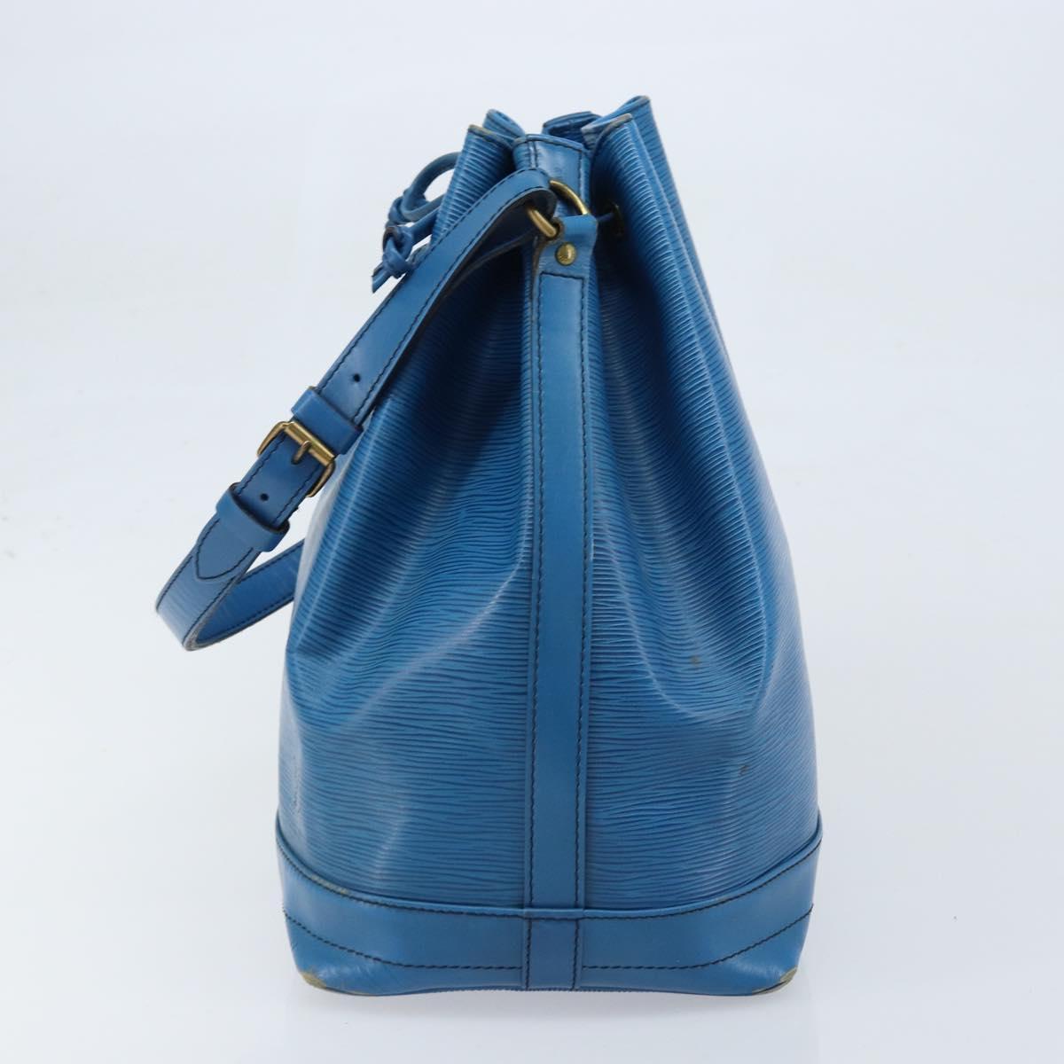 LOUIS VUITTON Epi Noe Shoulder Bag Toledo Blue M44005 LV Auth LNZ167