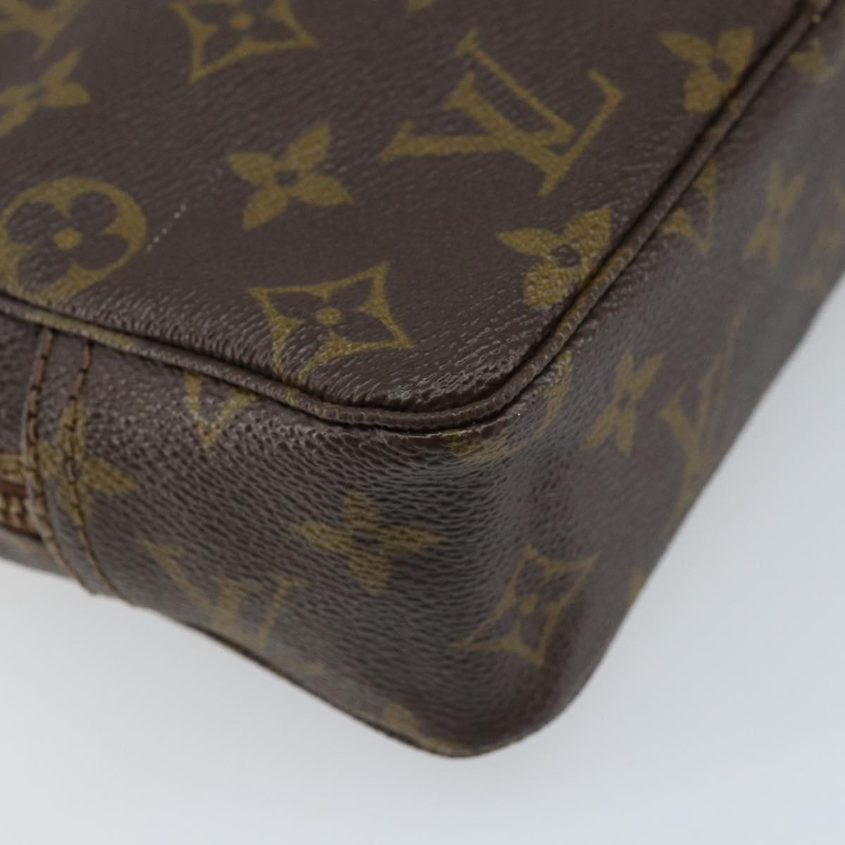 LOUIS VUITTON Monogram Trousse Toilette 18 Pouch M47526 LV Auth LNZ171