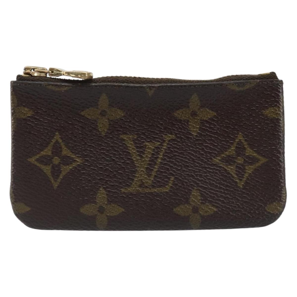 LOUIS VUITTON Monogram Pochette Cles Coin Purse M62650 LV Auth LNZ174