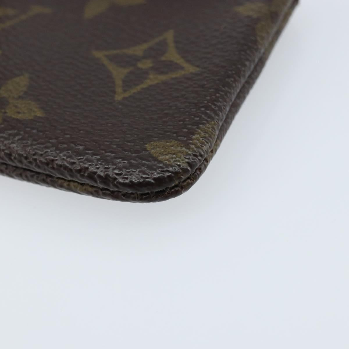 LOUIS VUITTON Monogram Pochette Cles Coin Purse M62650 LV Auth LNZ174