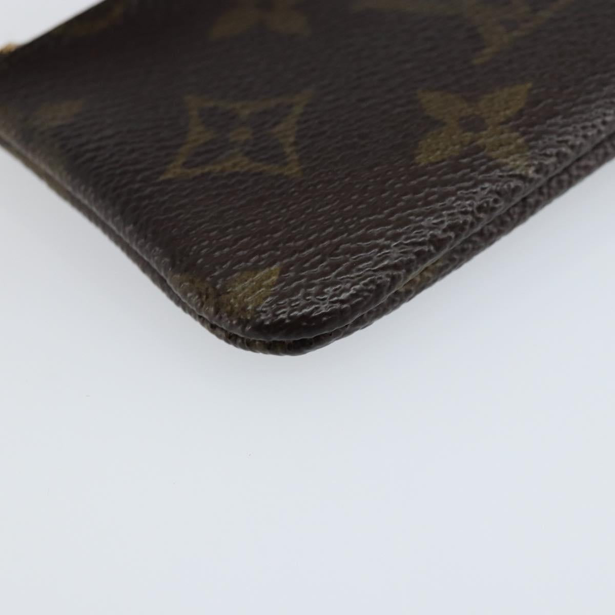LOUIS VUITTON Monogram Pochette Cles Coin Purse M62650 LV Auth LNZ174