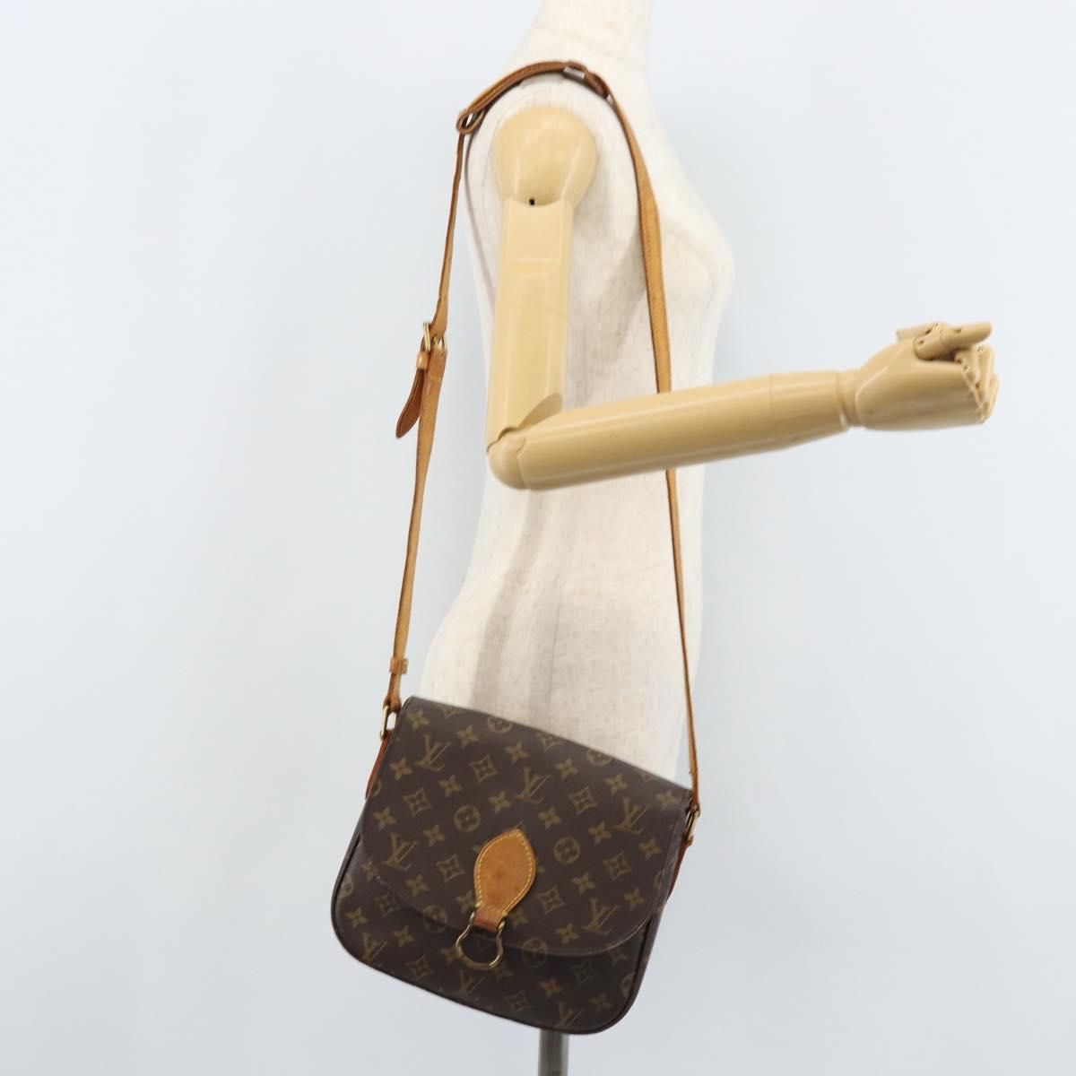 LOUIS VUITTON Monogram Saint Cloud GM Shoulder Bag M51242 LV Auth LNZ193