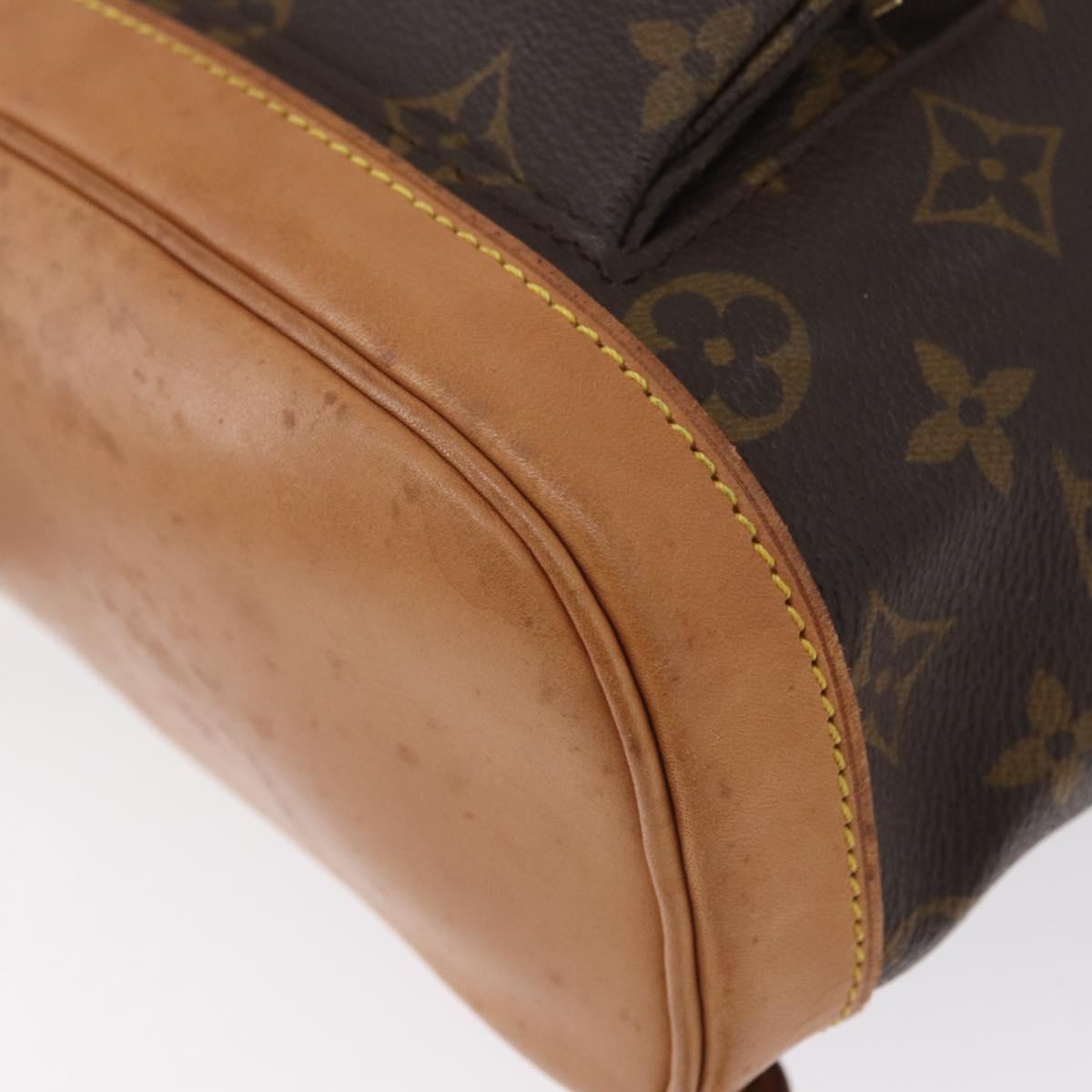 LOUIS VUITTON Monogram Montsouris PM Backpack M51137 LV Auth LNZ202V