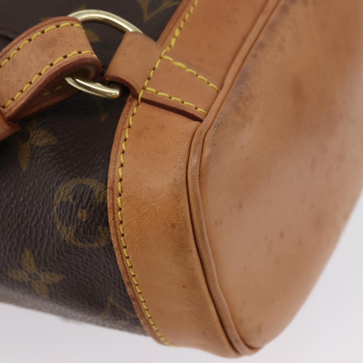 LOUIS VUITTON Monogram Montsouris PM Backpack M51137 LV Auth LNZ202V
