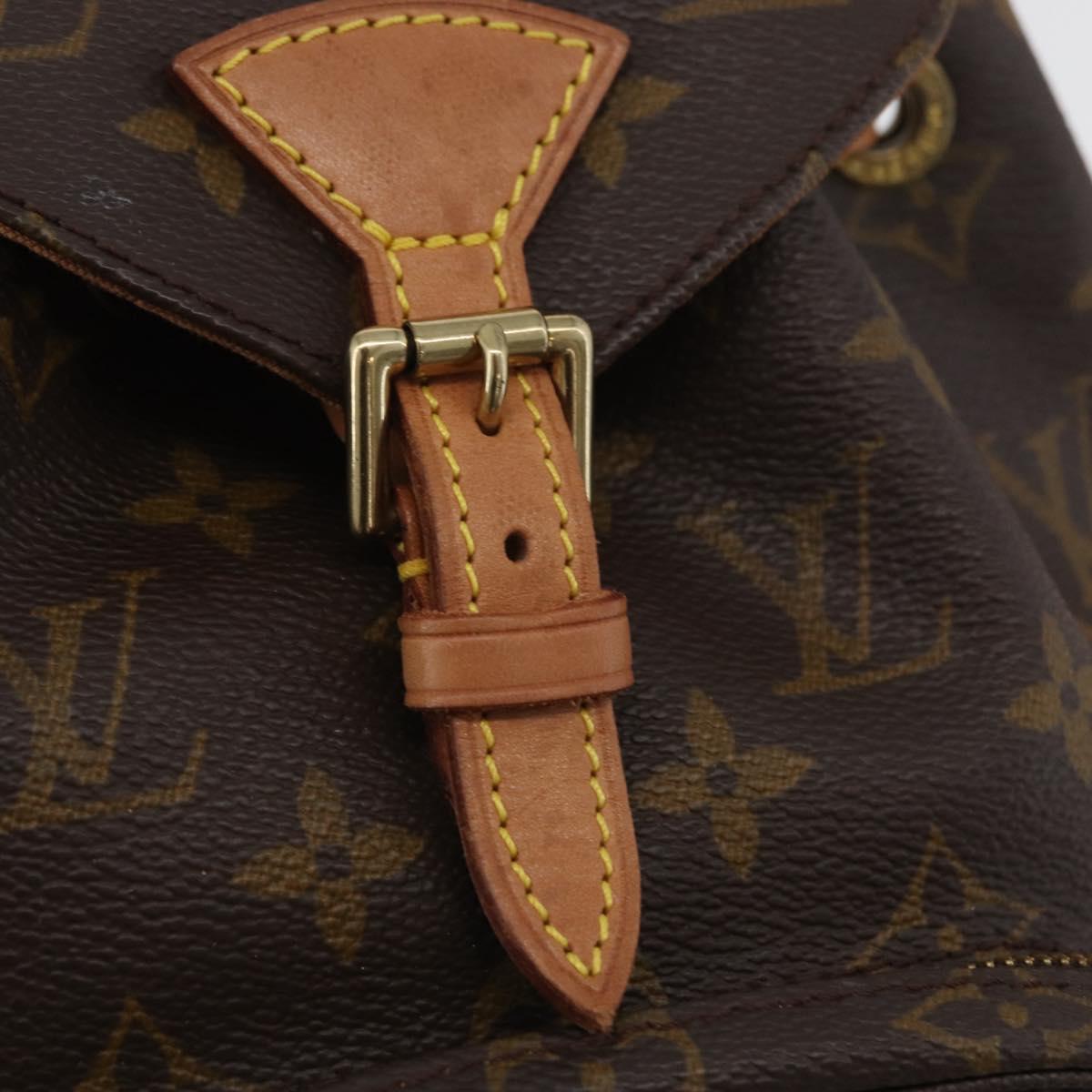 LOUIS VUITTON Monogram Montsouris PM Backpack M51137 LV Auth LNZ202V