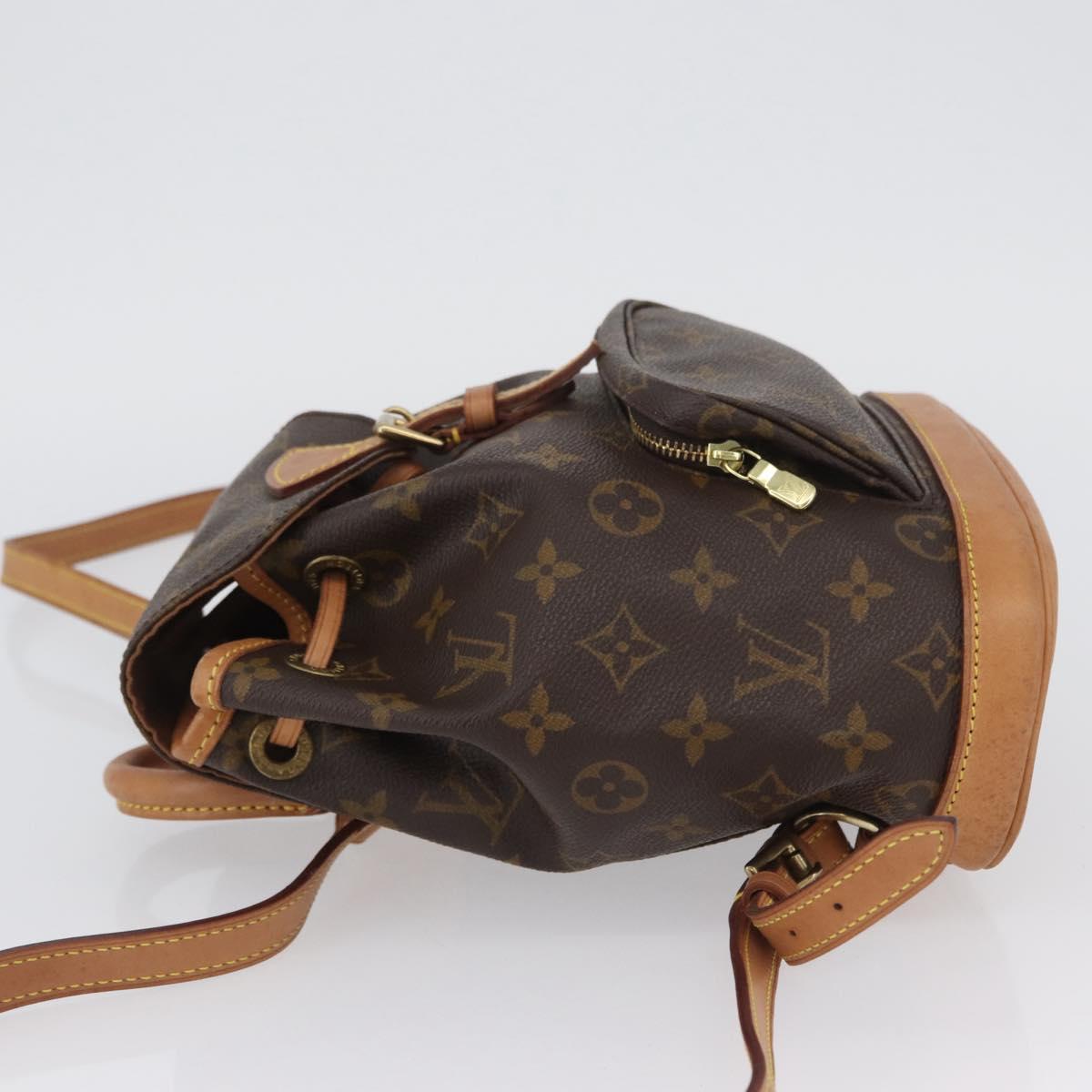 LOUIS VUITTON Monogram Montsouris PM Backpack M51137 LV Auth LNZ202V