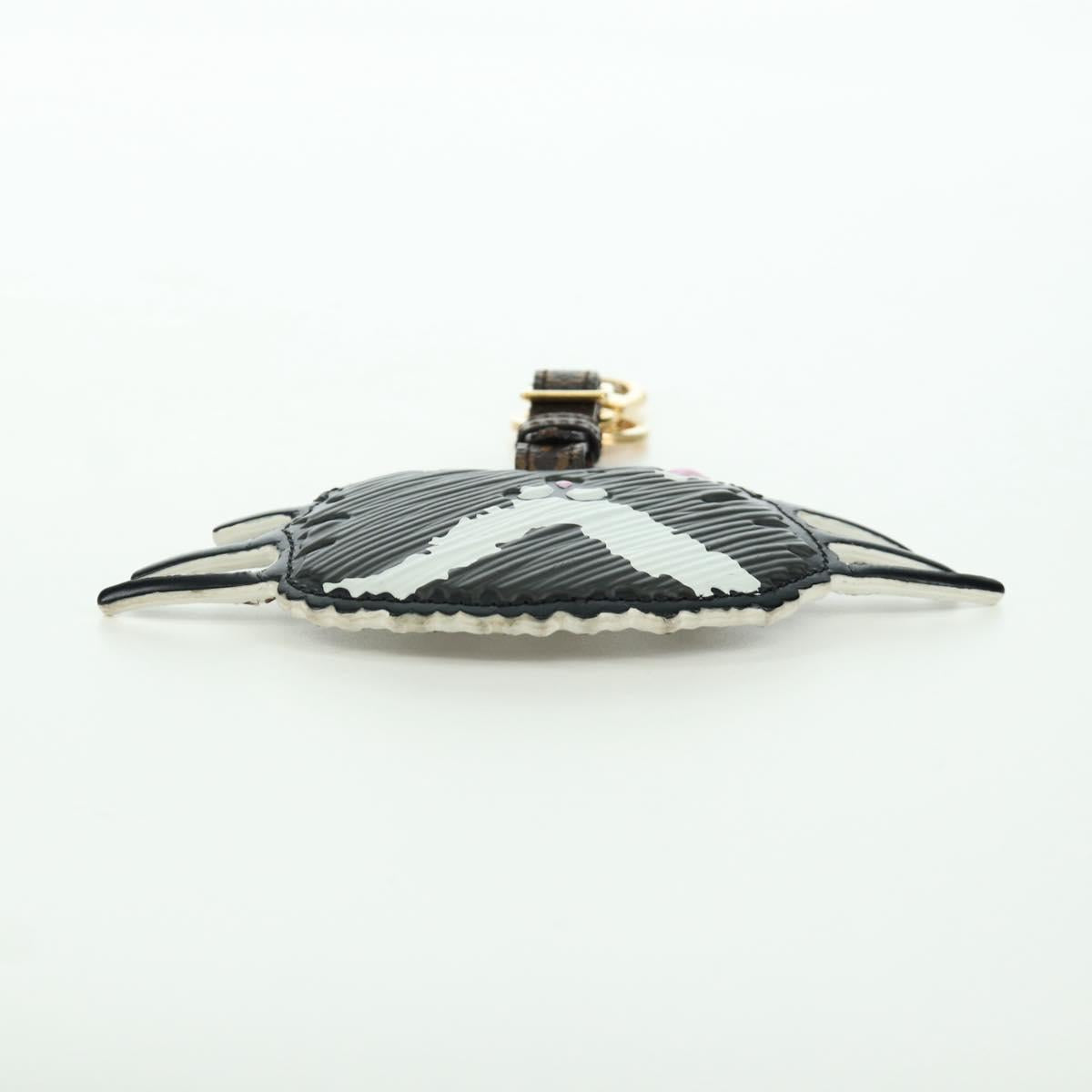 LOUIS VUITTON Catgram Porto Address Catgram Key Holder Black MP2282 Auth LNZ214M