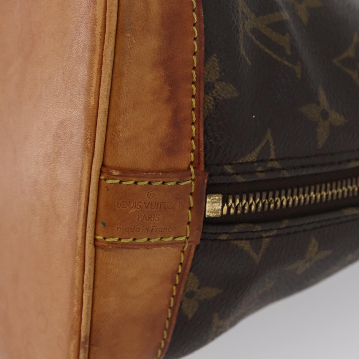 LOUIS VUITTON Monogram Alma Hand Bag M51130 LV Auth LNZ229