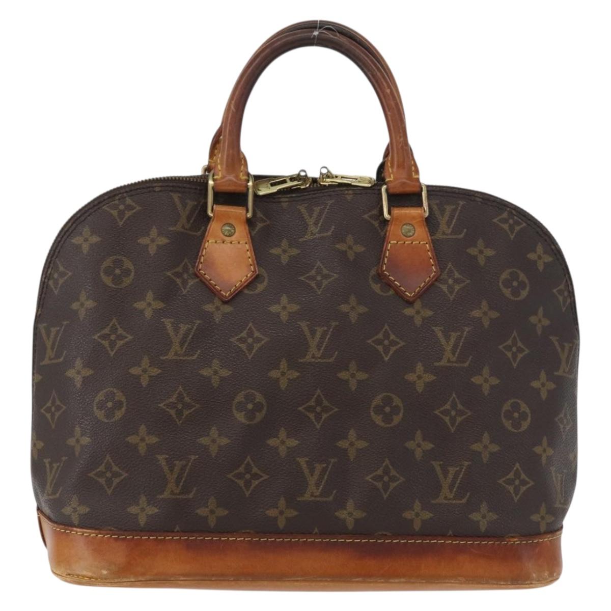 LOUIS VUITTON Monogram Alma Hand Bag M51130 LV Auth LNZ229