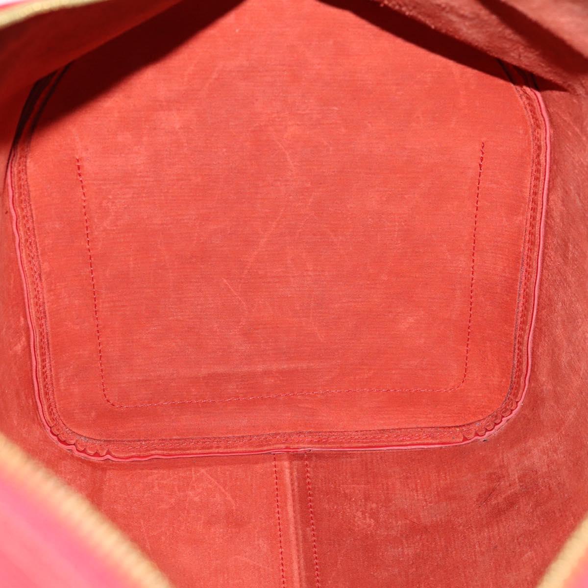 LOUIS VUITTON Epi Keepall 55 Boston Bag Red M42957 LV Auth LNZ240