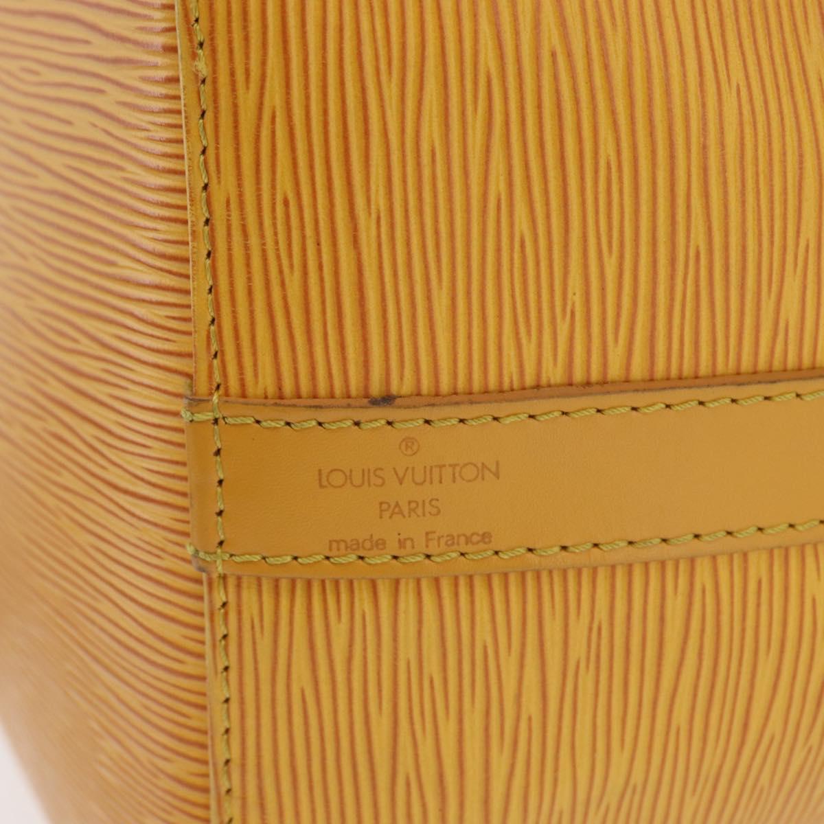 LOUIS VUITTON Epi Petit Noe Shoulder Bag Yellow M44109 LV Auth LNZ242