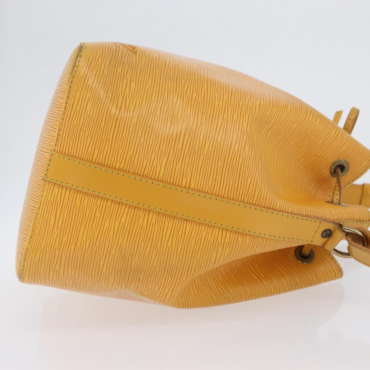 LOUIS VUITTON Epi Petit Noe Shoulder Bag Yellow M44109 LV Auth LNZ242